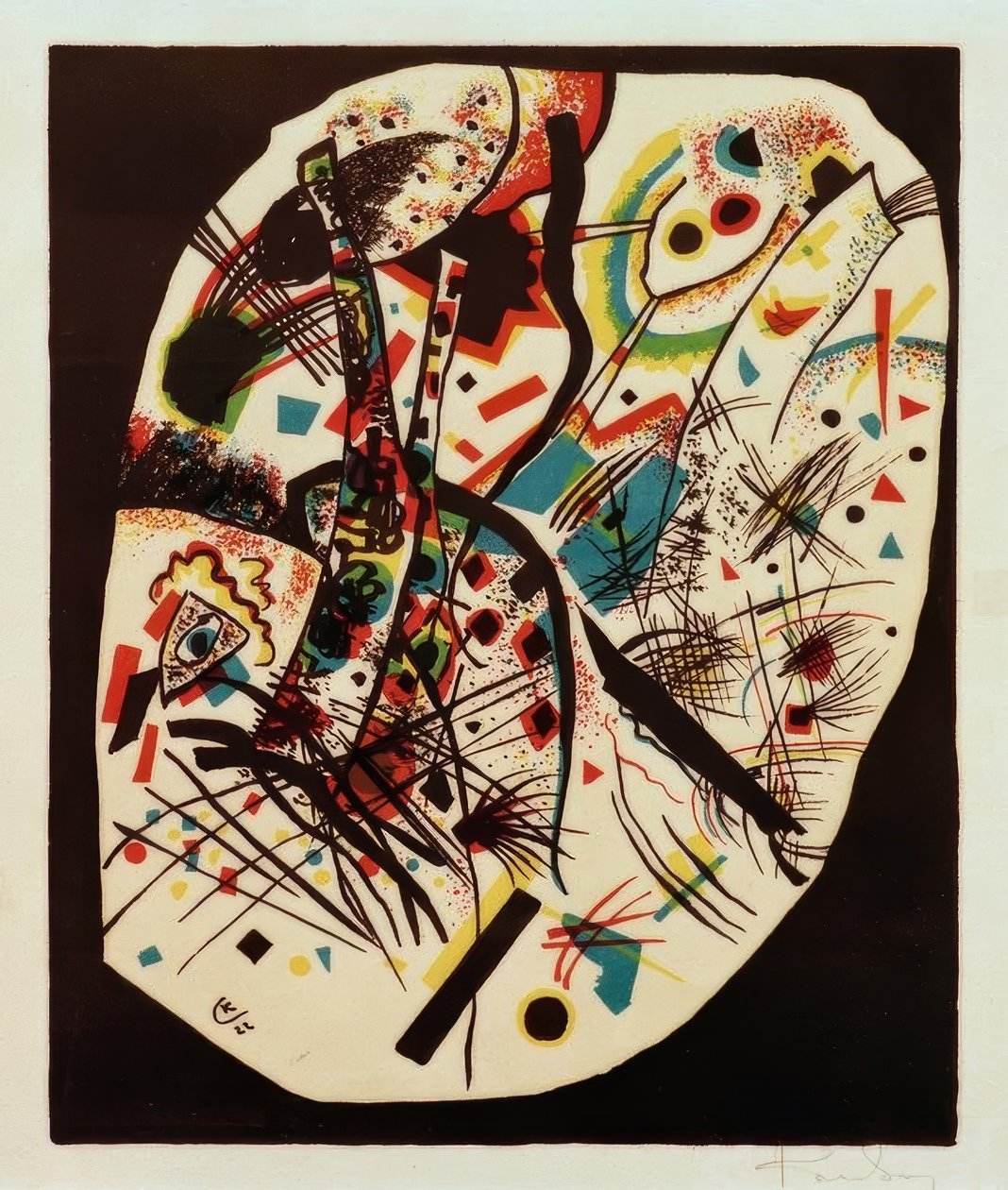 Kleine Welten, Blatt 3 tekijältä Wassily Kandinsky