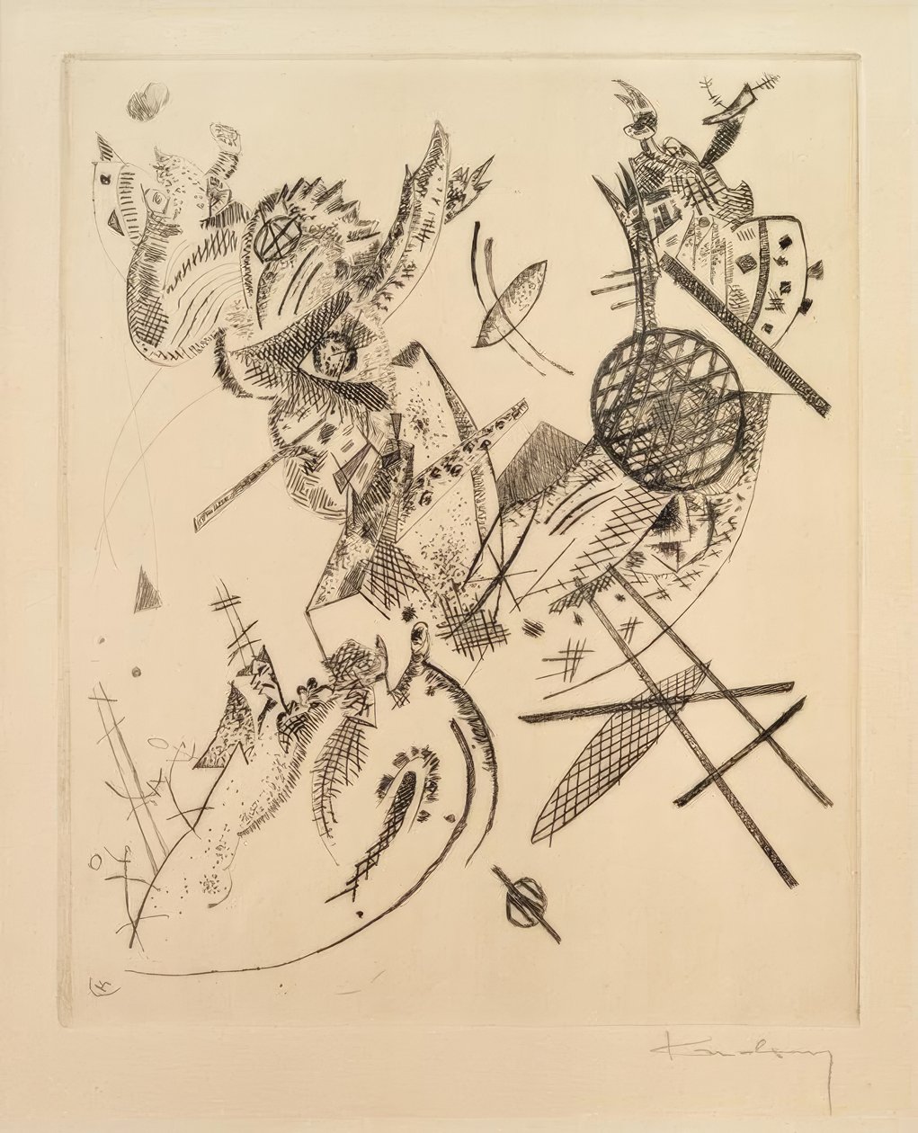 Kleine Welten XII tekijältä Wassily Kandinsky