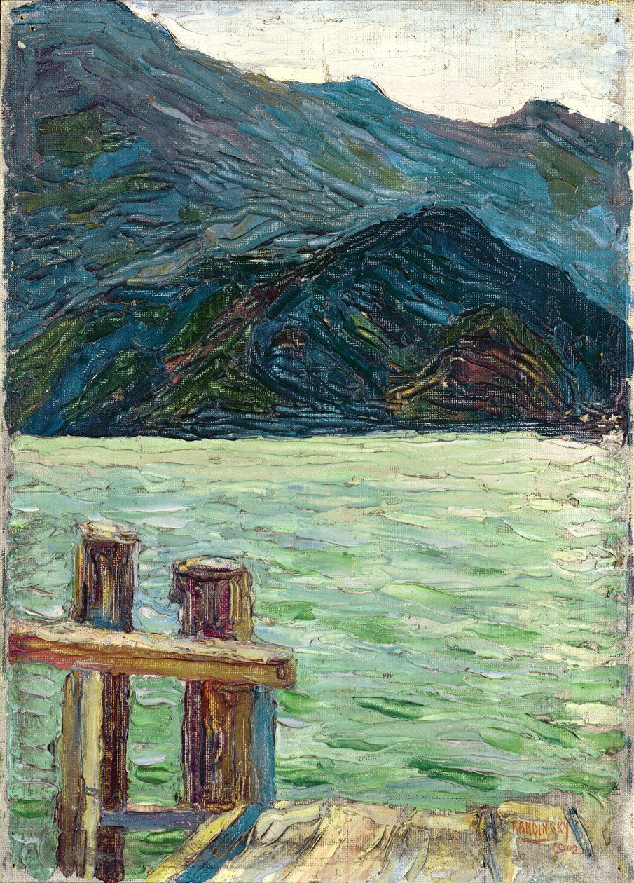 Kochelsee lahden yli, 1902 tekijältä Wassily Kandinsky