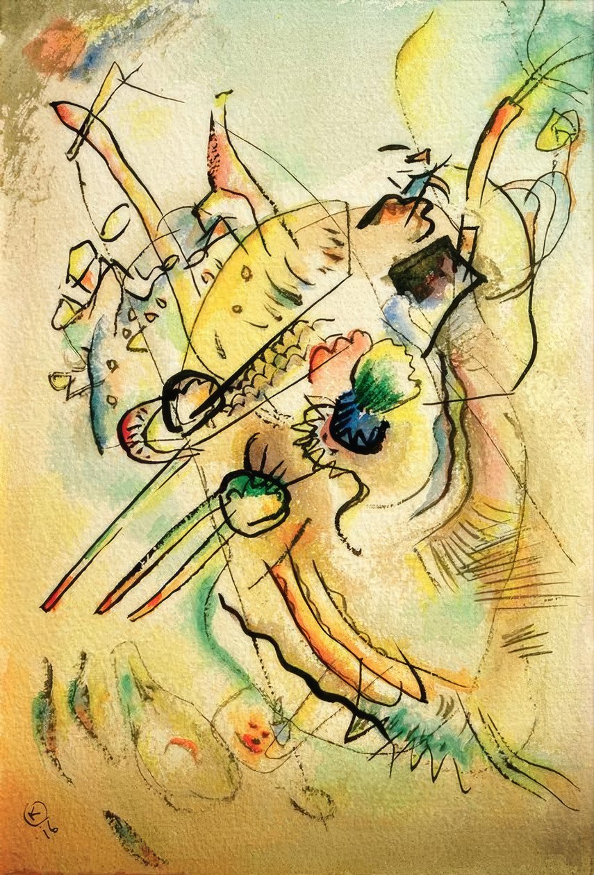Koostumus D tekijältä Wassily Kandinsky