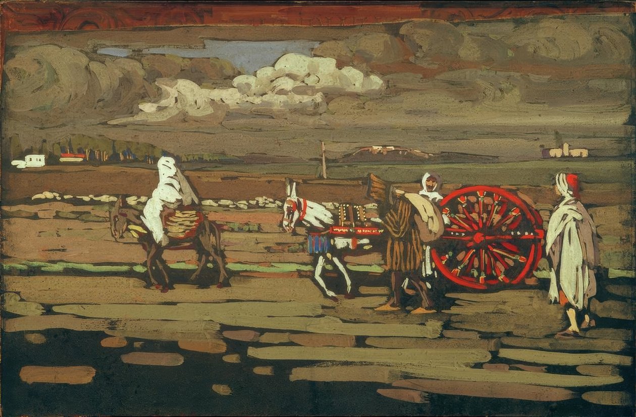 Landstraße tekijältä Wassily Kandinsky