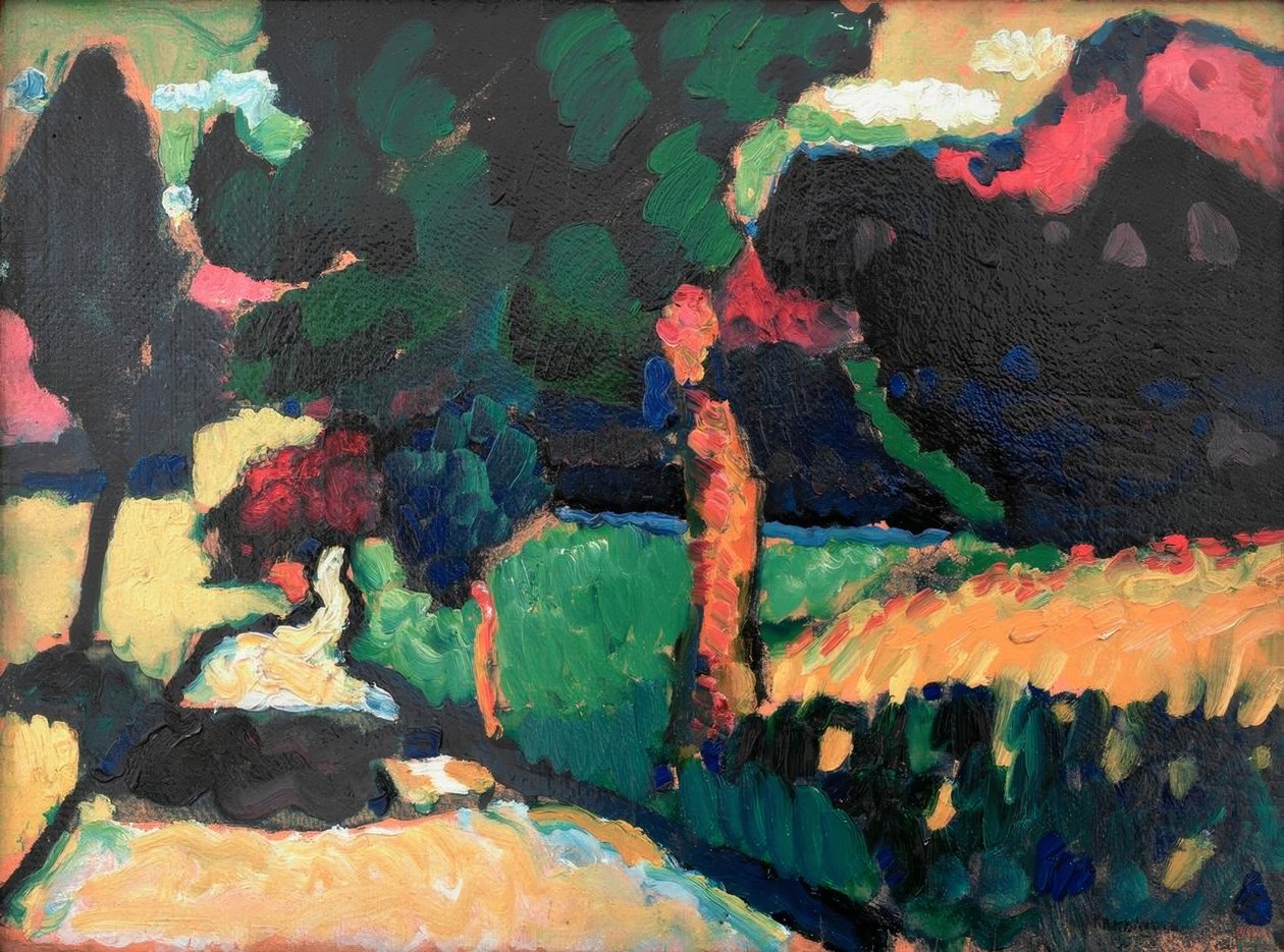 Murnau – Sommerlandschaft tekijältä Wassily Kandinsky