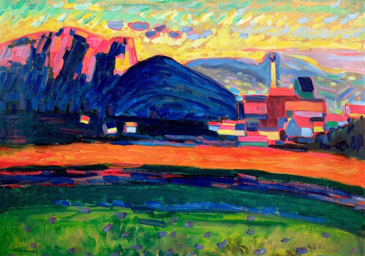 Murnau, 1907 tekijältä Wassily Kandinsky