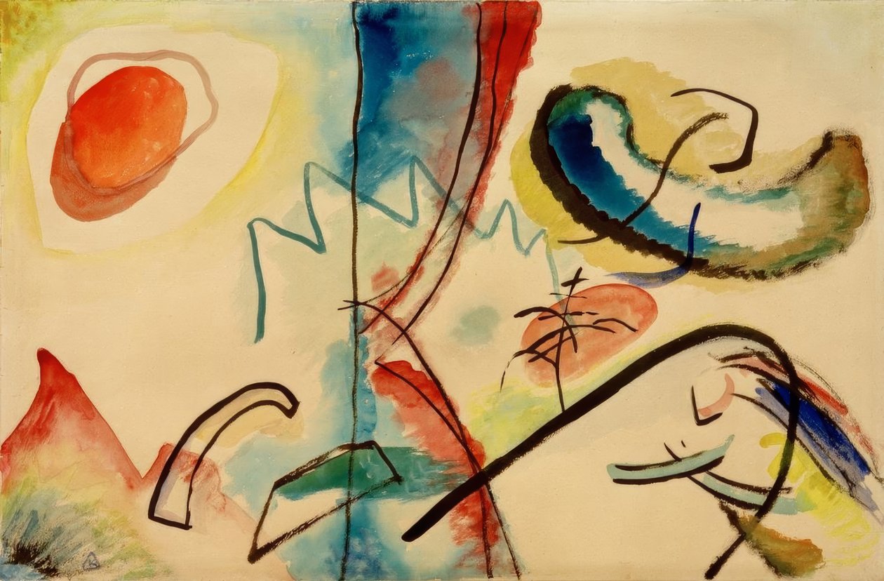 Ohne Titel (improvisaatio) tekijältä Wassily Kandinsky