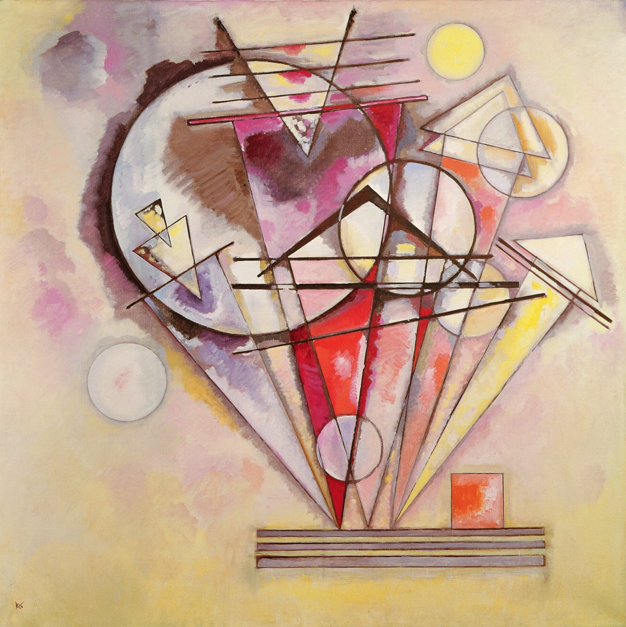 On the Points, 1928 tekijältä Wassily Kandinsky