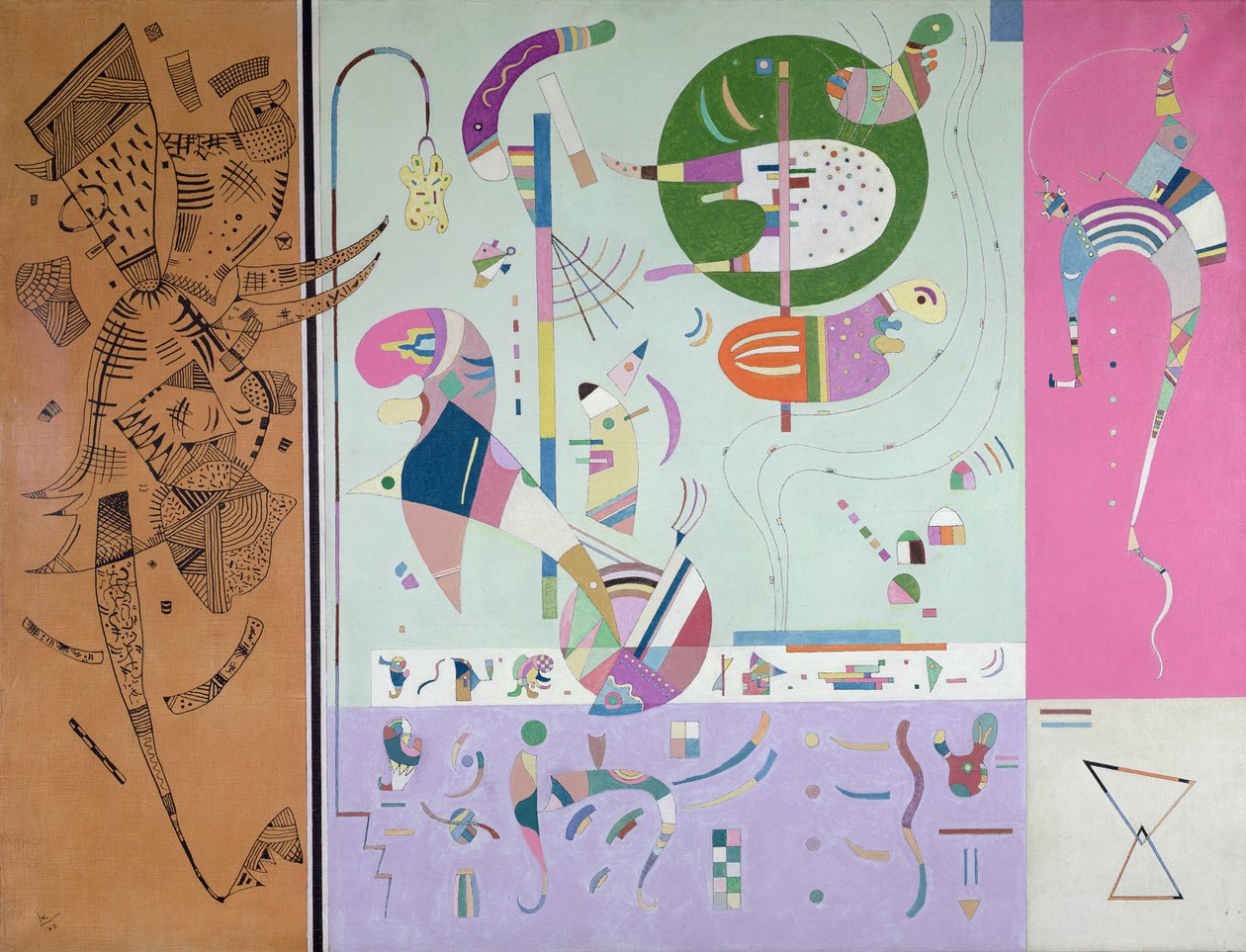Erilaisia juhlia, 1940 tekijältä Wassily Kandinsky