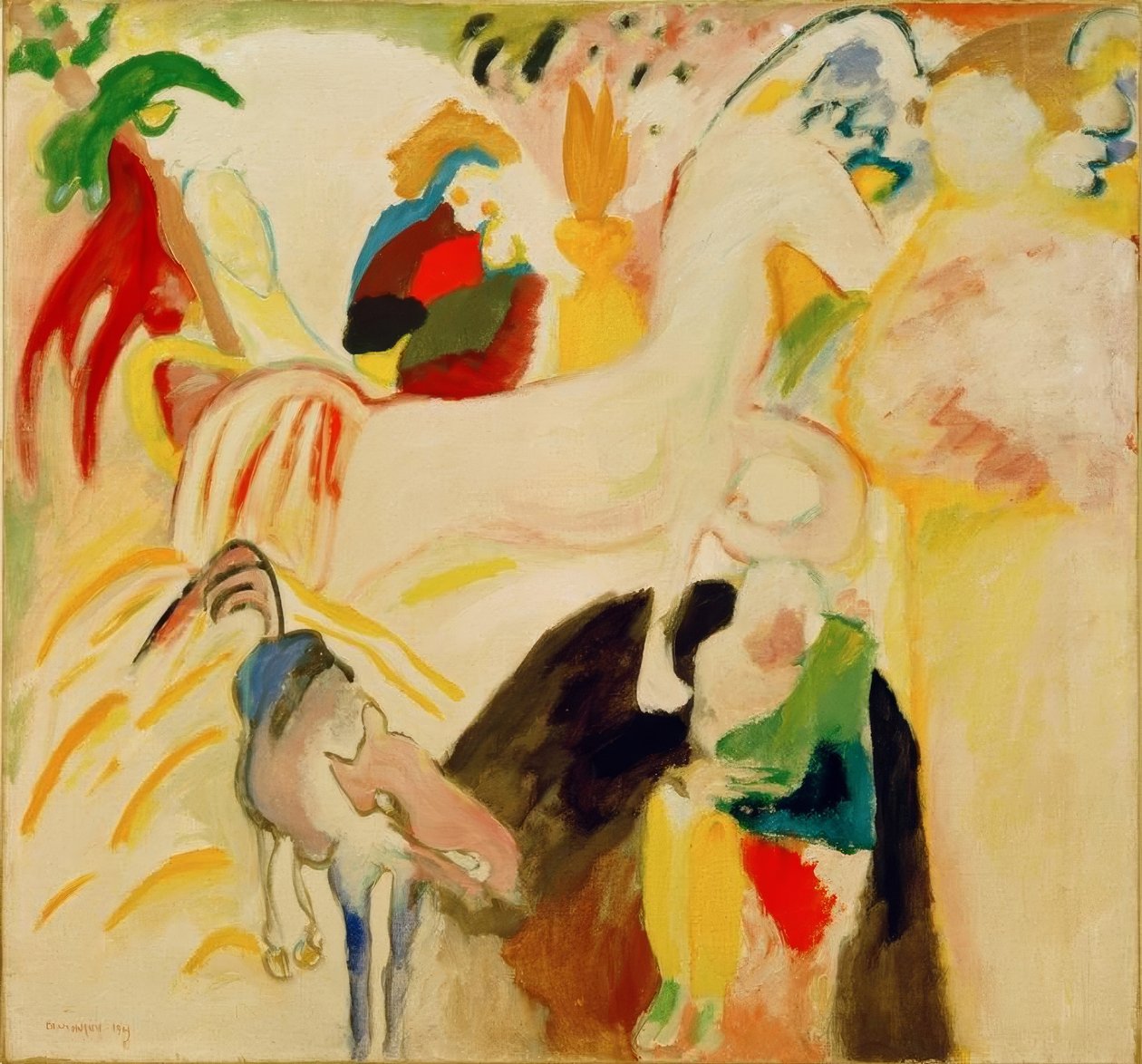Pferde tekijältä Wassily Kandinsky