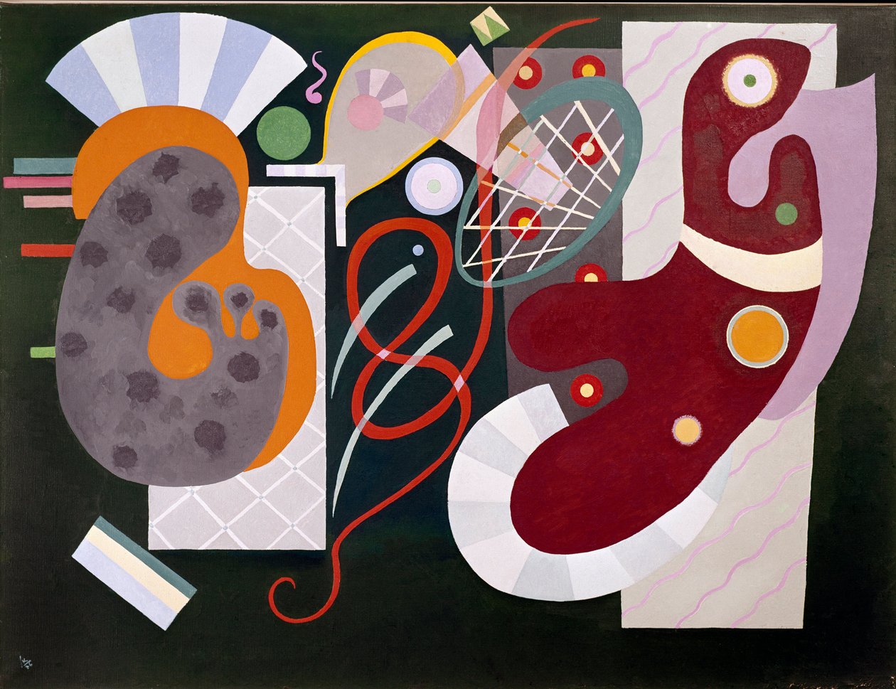 Vassili Kandinskyn punasolmumaalaus tekijältä Wassily Kandinsky