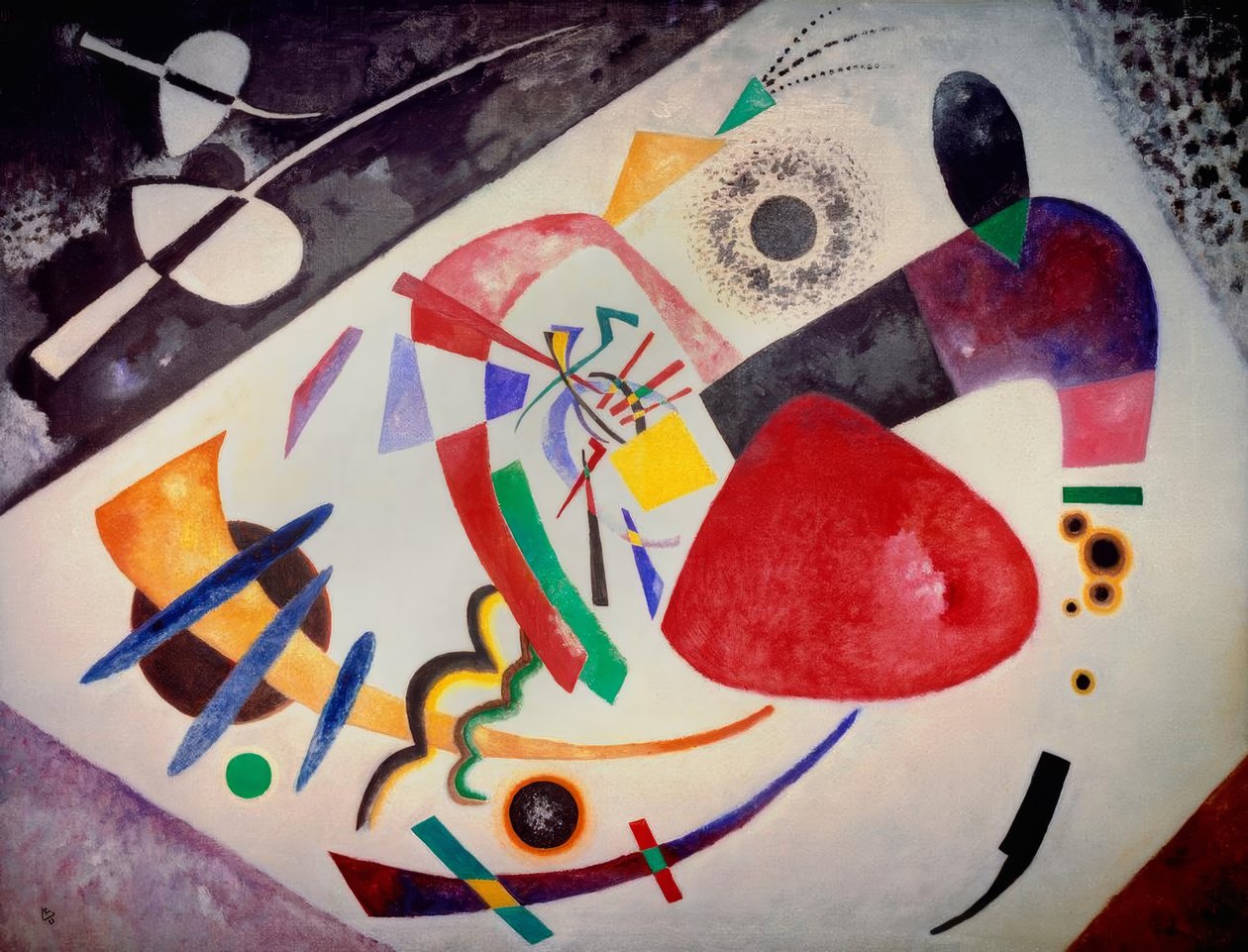 Roter Fleck II tekijältä Wassily Kandinsky