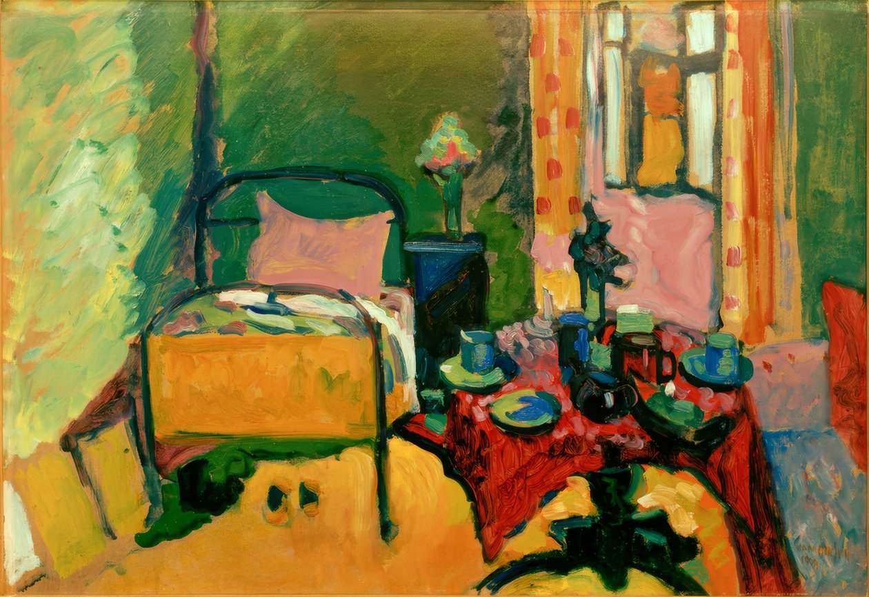 Makuuhuone Ainmillerstrasse tekijältä Wassily Kandinsky