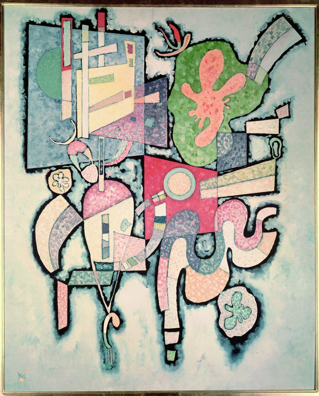 Yksinkertainen monimutkaisuus tai epäselvyys, 1939 tekijältä Wassily Kandinsky