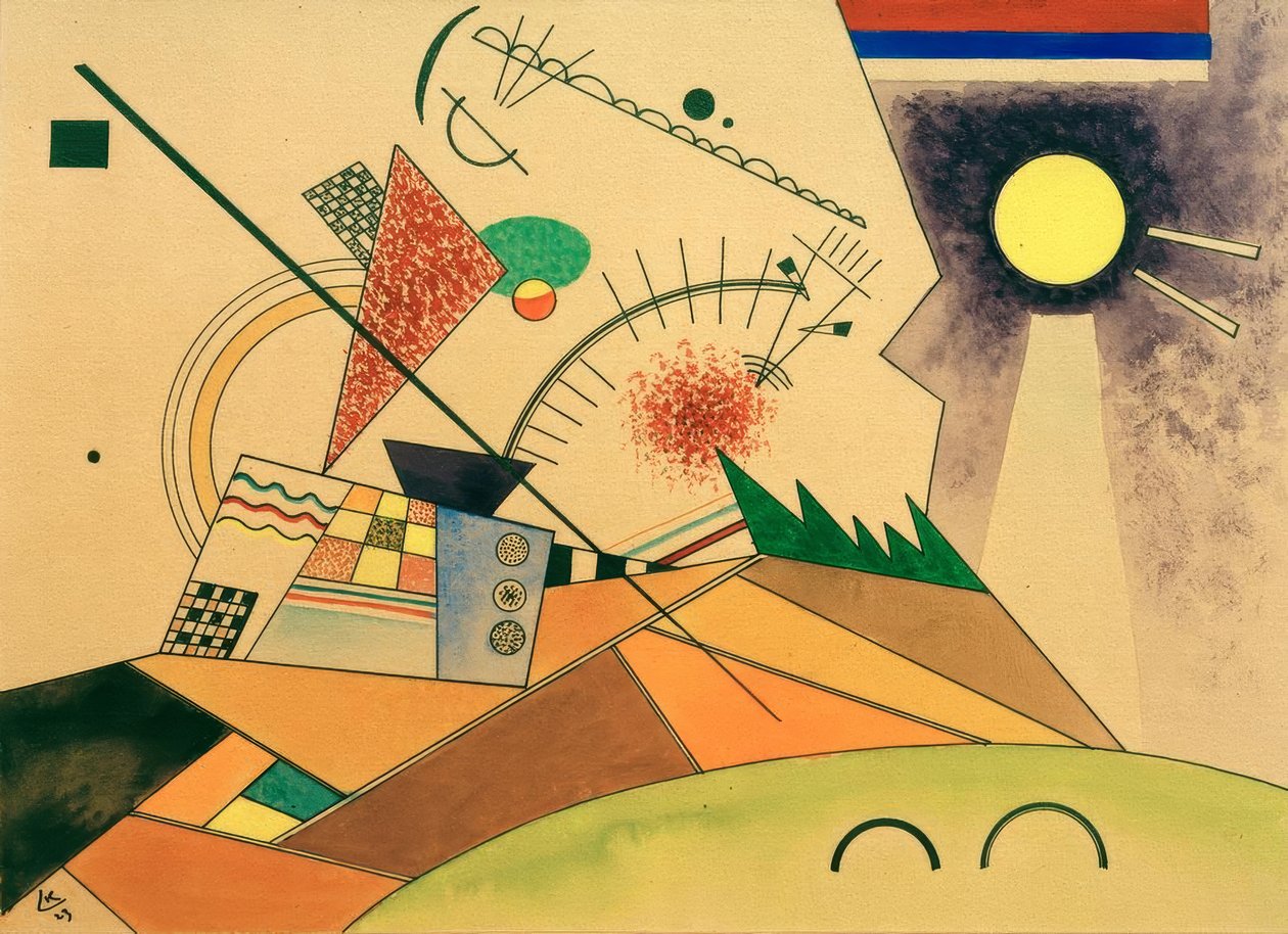 Skizze zu Bewegte Ruhe tekijältä Wassily Kandinsky
