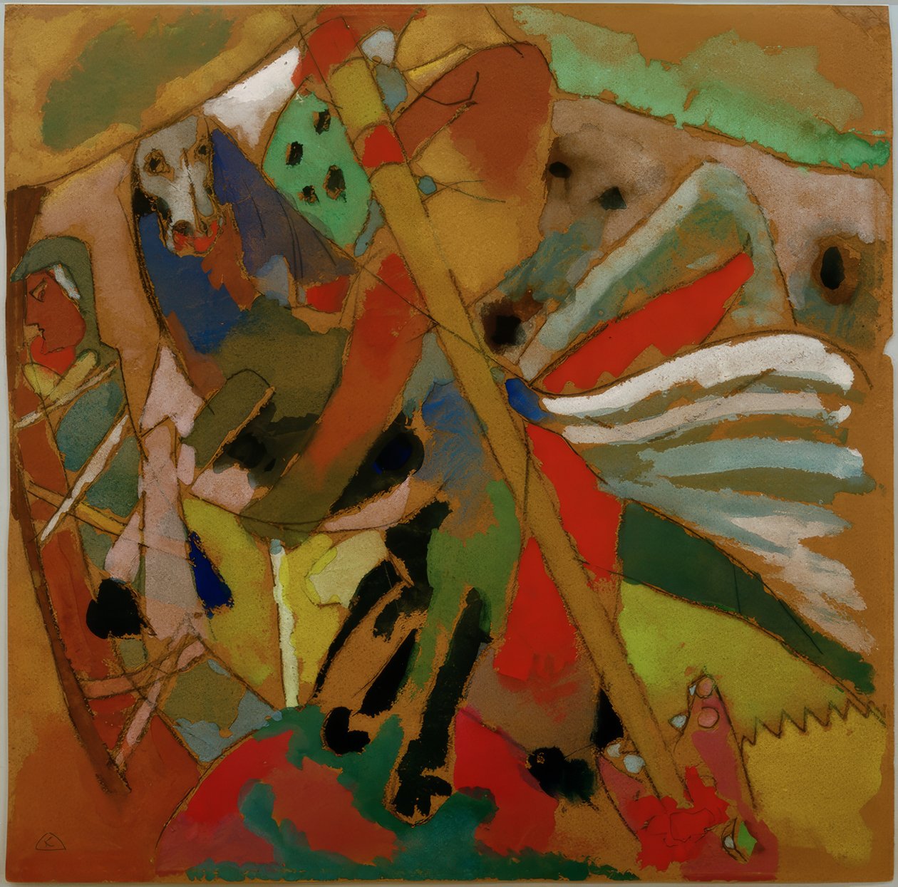 Pyhä Georg II tekijältä Wassily Kandinsky