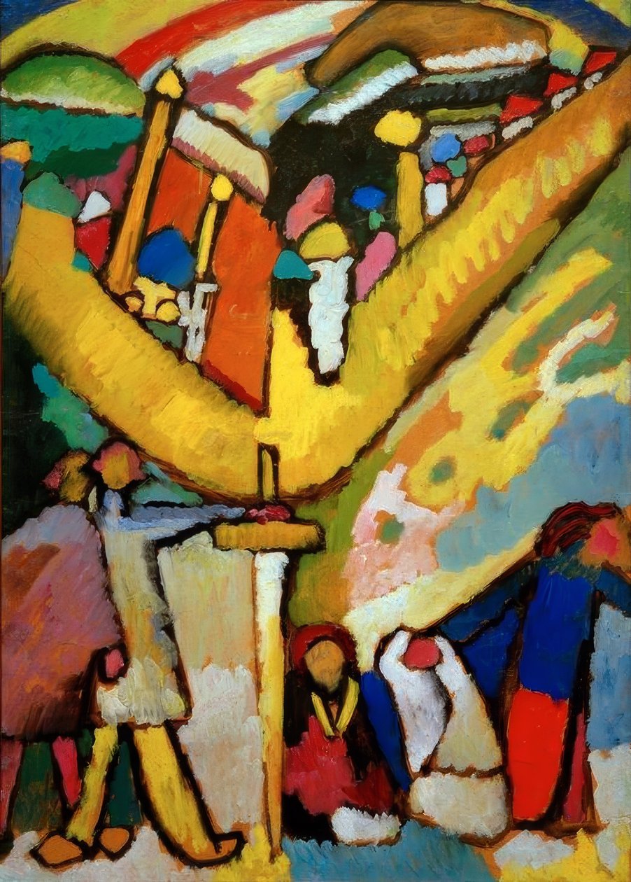 Improvisaatio-opiskelu 8 tekijältä Wassily Kandinsky