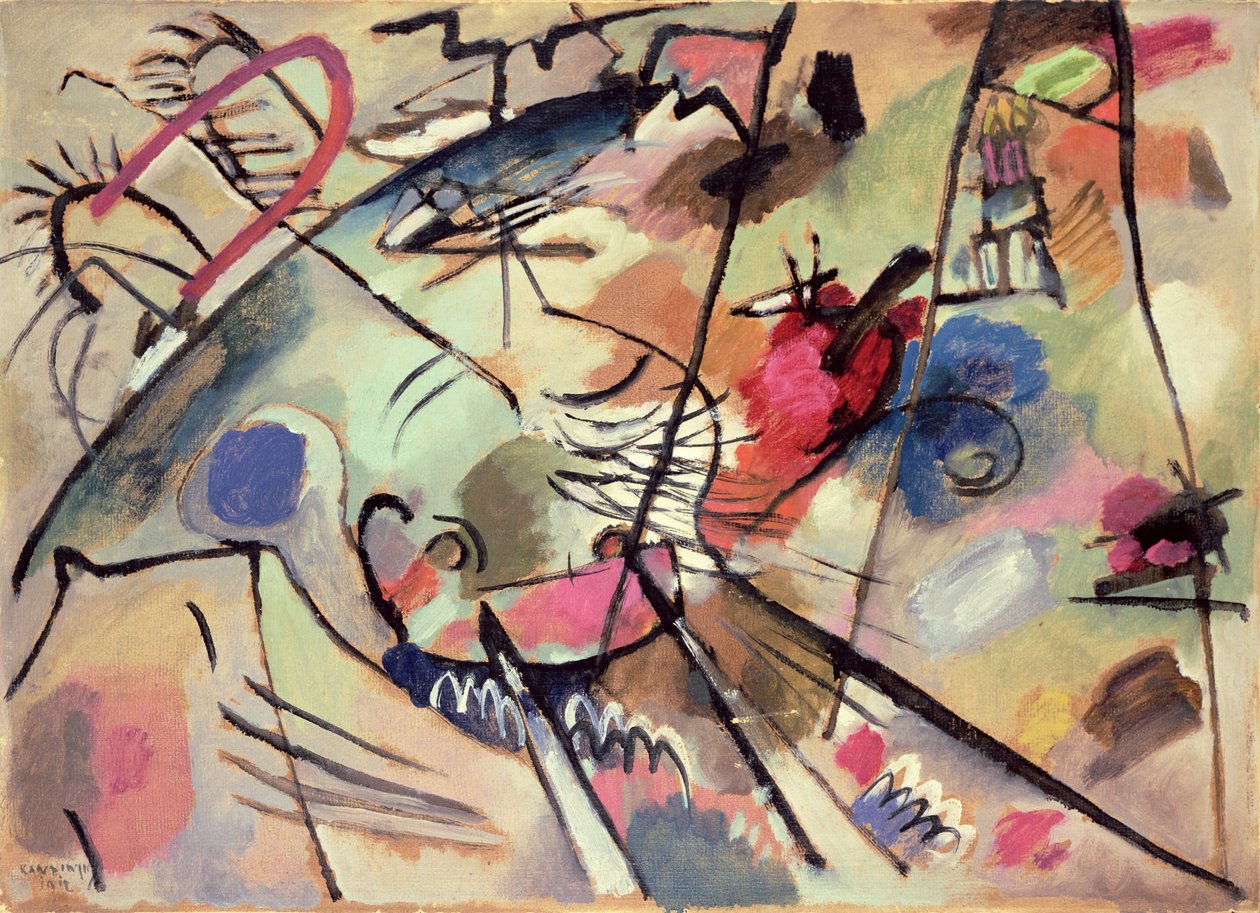 Study for Improvisation 24, 1912 tekijältä Wassily Kandinsky