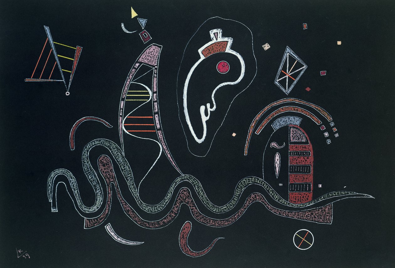 The Entourage, 1939 tekijältä Wassily Kandinsky