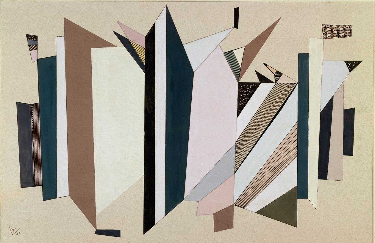 Vassili Kandinskyn nimetön maalaus tekijältä Wassily Kandinsky