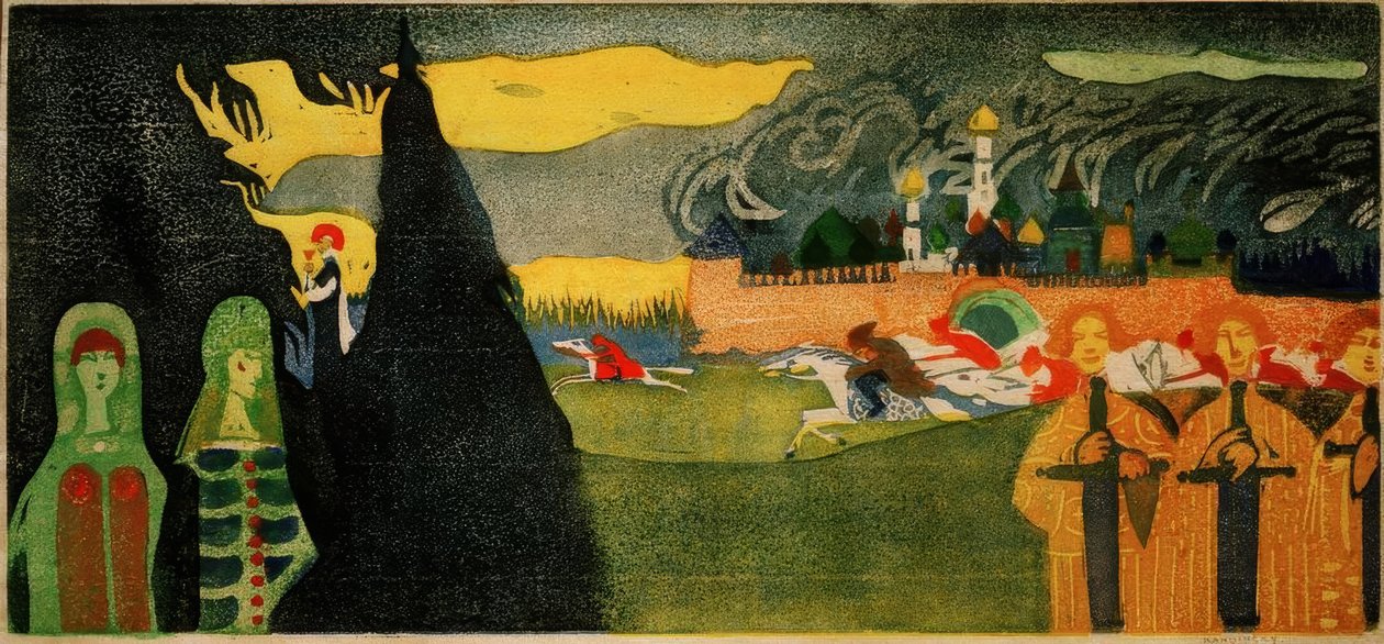 Verfolgung tekijältä Wassily Kandinsky