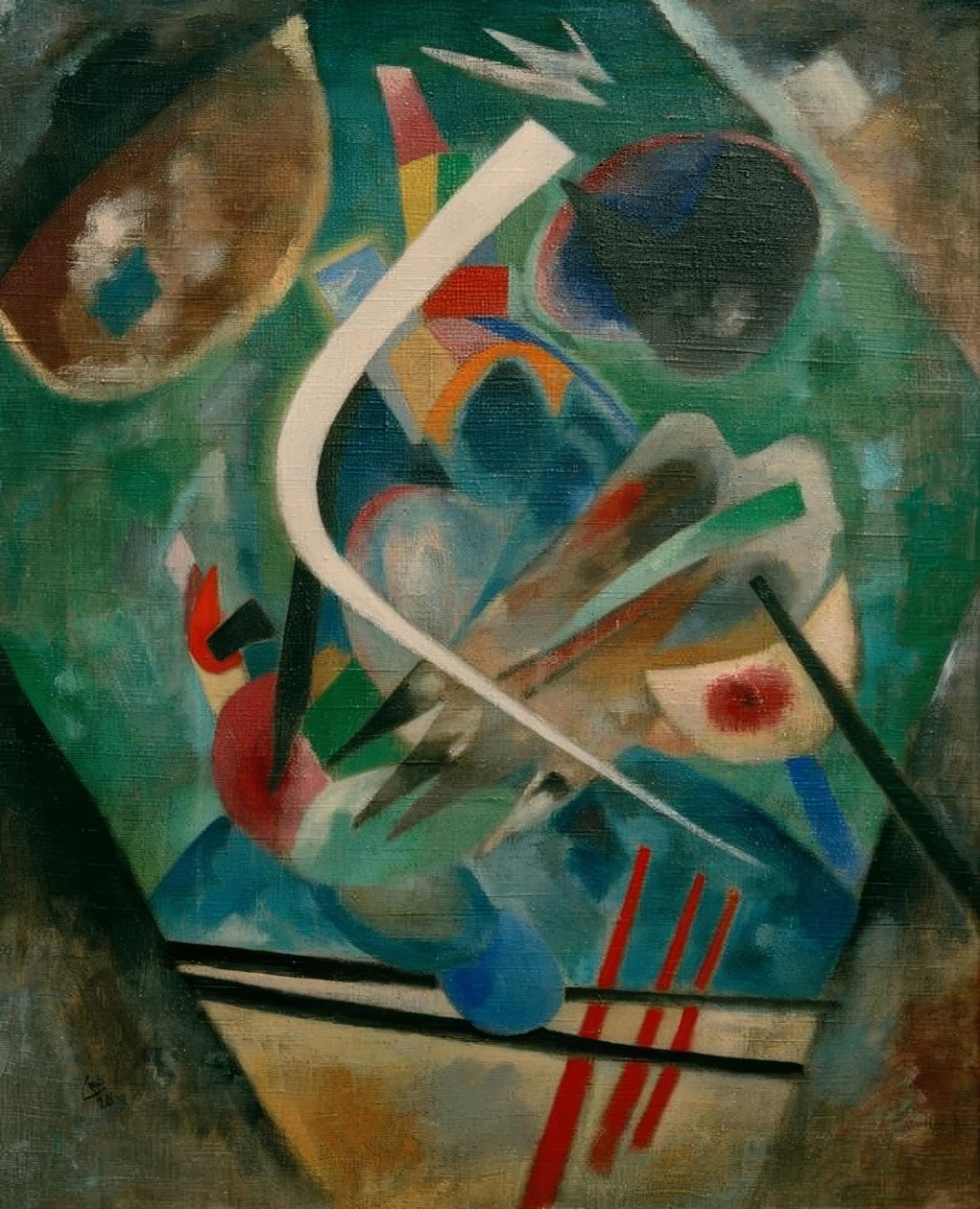 Weißer Strich tekijältä Wassily Kandinsky