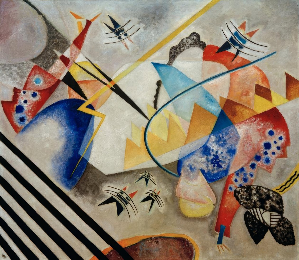 Valkoinen keskus tekijältä Wassily Kandinsky