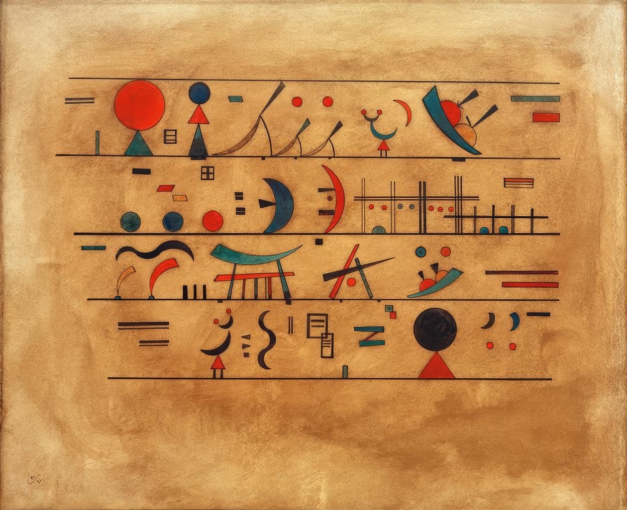 Zeichenreihen tekijältä Wassily Kandinsky