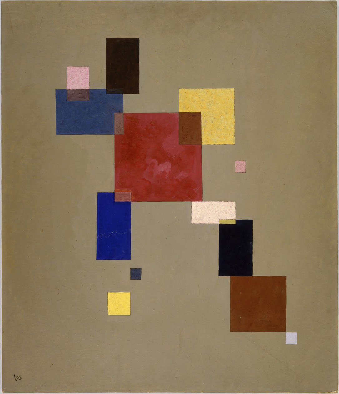 ""13 rechtecke"" (kolmetoista suorakulmiota) Vassily Kandinskyn (tai Wassily Kandinskyn tai Kandinskyjin) maalaus tekijältä Wassily Kandinsky