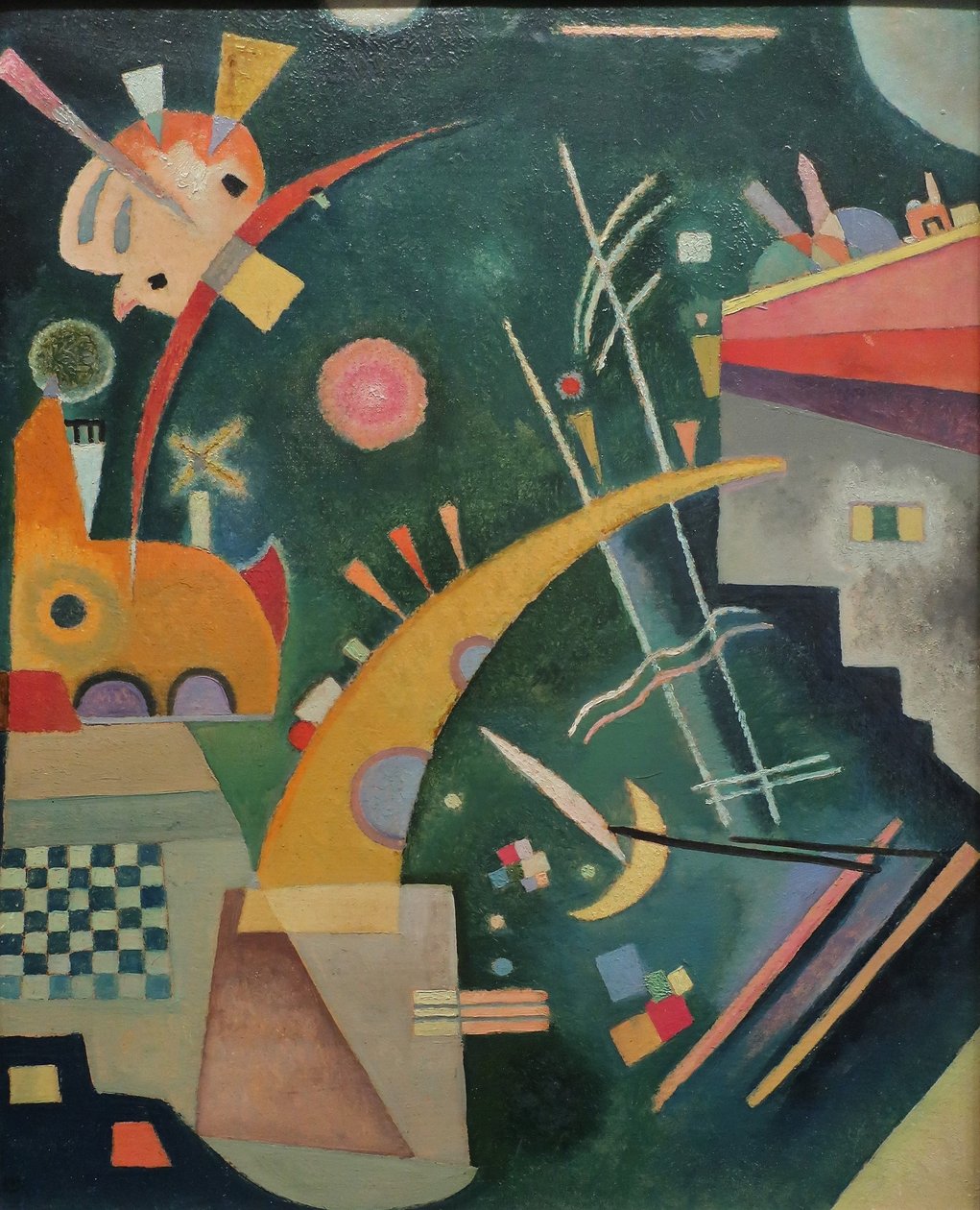 1924 Kandinsky Hornform tekijältä Wassily Kandinsky