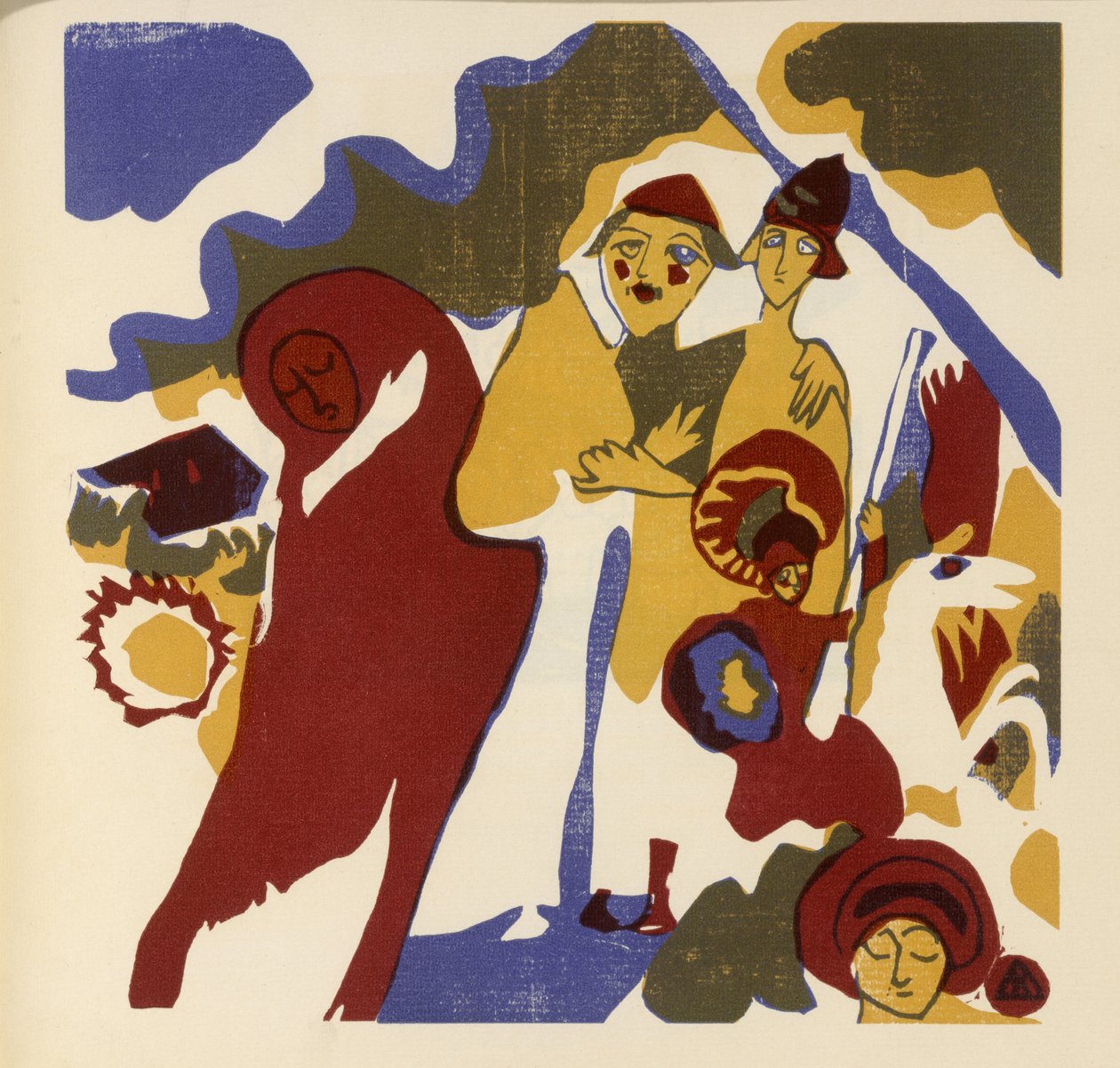 Allerheiligen (Blatt 46 aus: "Klänge") tekijältä Wassily Kandinsky