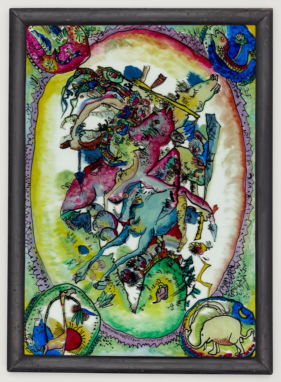 Apocalyptic Horsemen II tekijältä Wassily Kandinsky