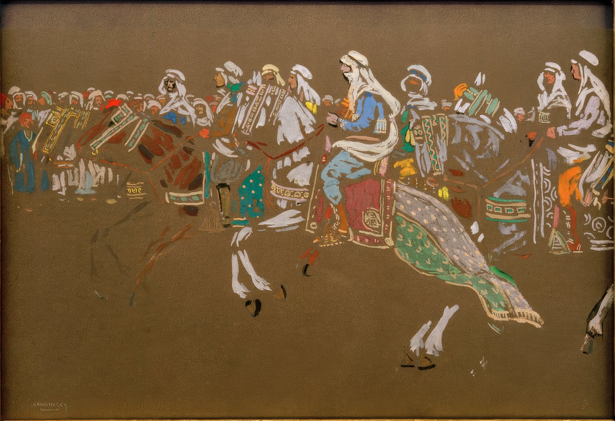 arabien ratsuväki tekijältä Wassily Kandinsky
