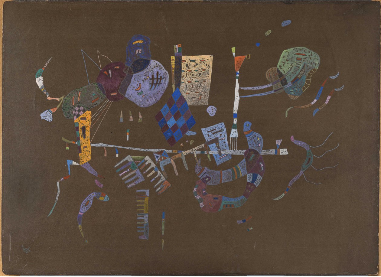 Around the Line, 1943. tekijältä Wassily Kandinsky