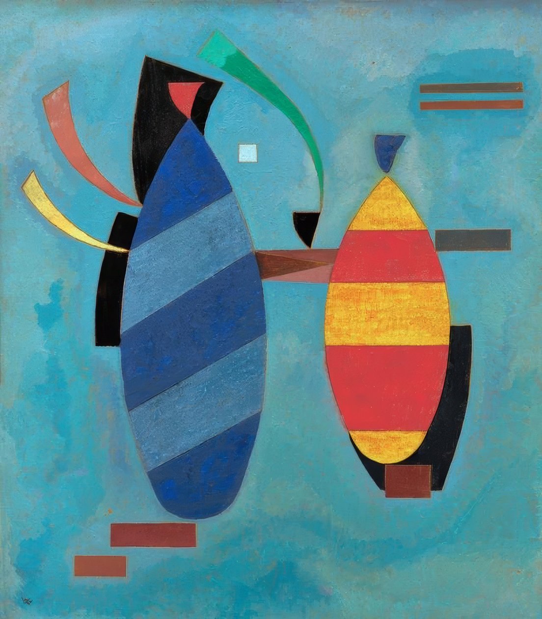 Molemmat raidalliset tekijältä Wassily Kandinsky