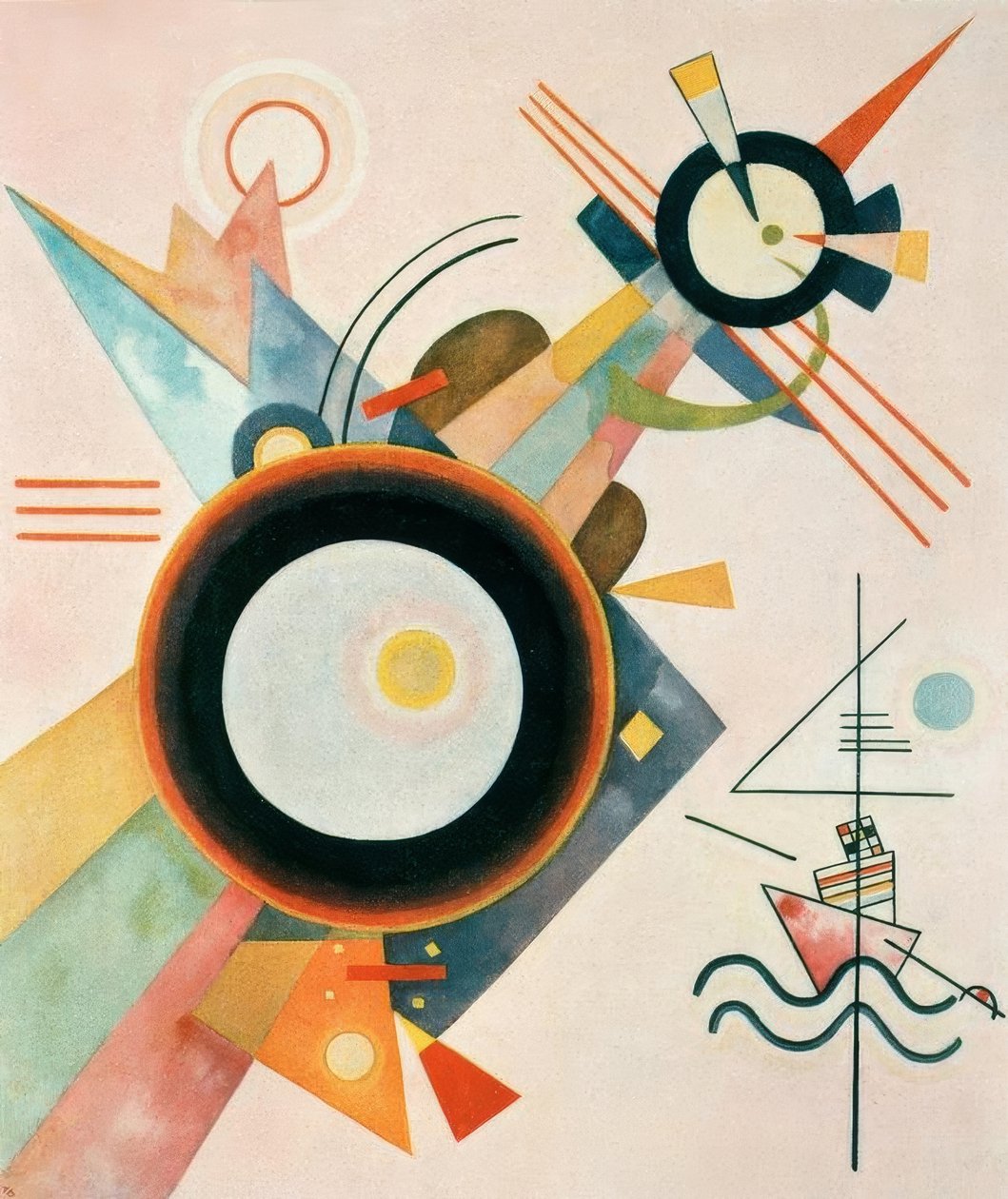 Kuva nuolen muodossa tekijältä Wassily Kandinsky