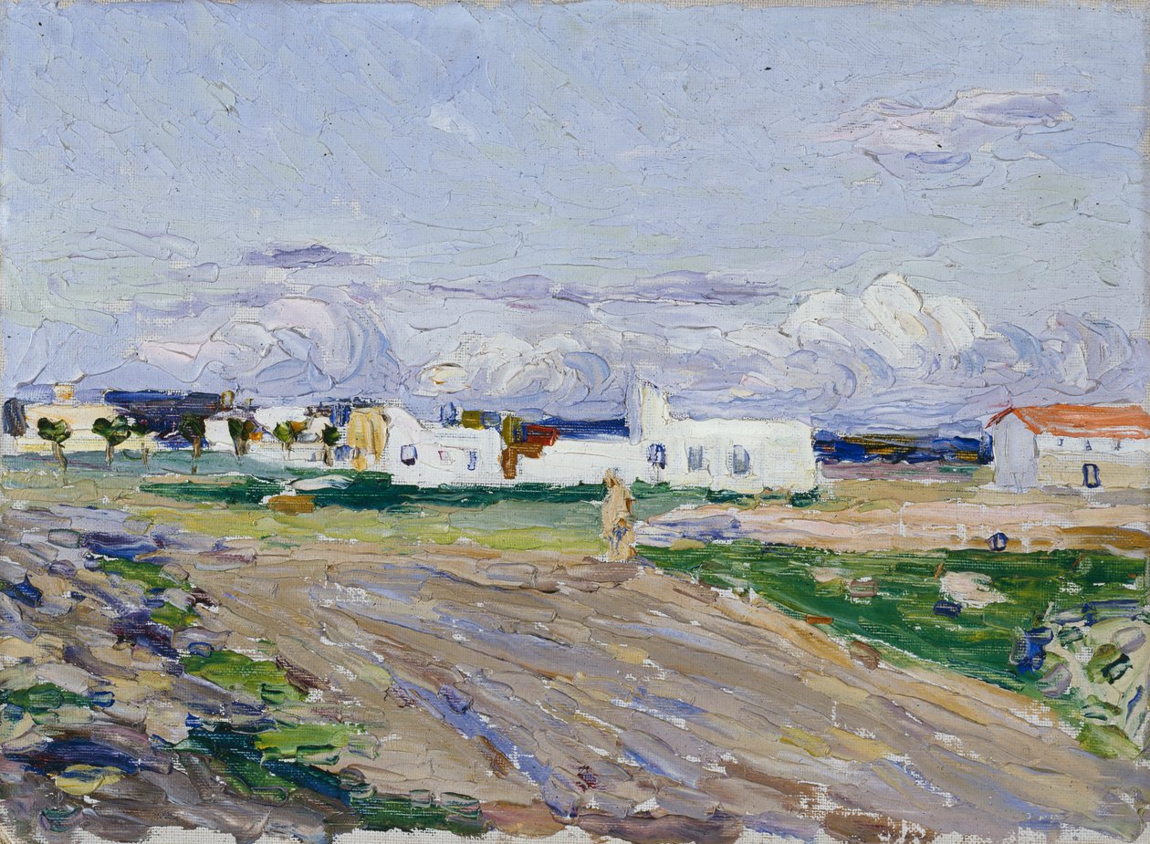 Näkymä Hotel St Georgesista, Tunisista tekijältä Wassily Kandinsky