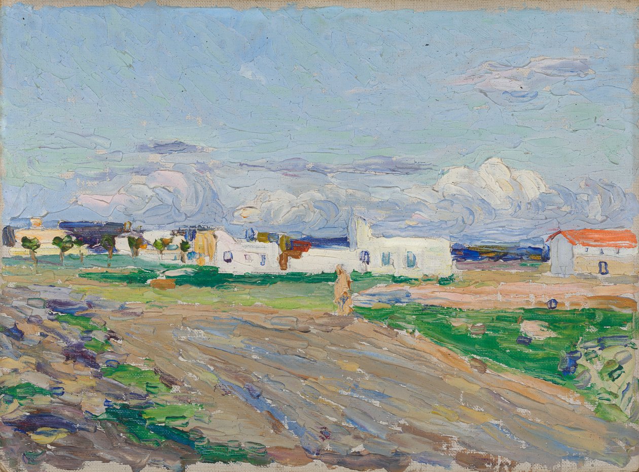 Näkymä Hotel St. Georgesista, Tunis tekijältä Wassily Kandinsky