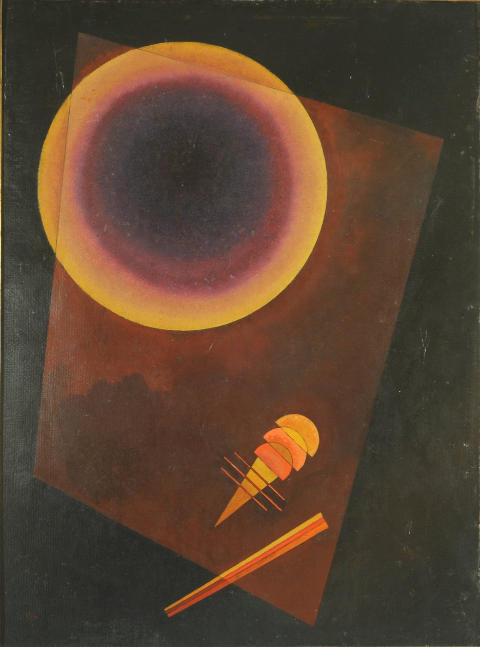 Ympyrä ruskealla, 1929. tekijältä Wassily Kandinsky