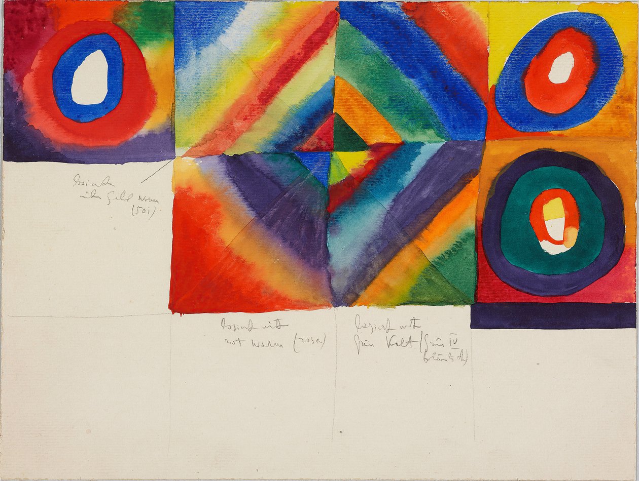 Väritutkimuksia ja tietoa maalaustekniikasta, 1913. tekijältä Wassily Kandinsky