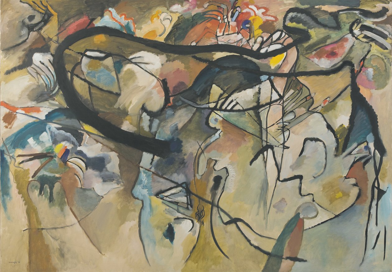 Sävellys V, 1911 tekijältä Wassily Kandinsky