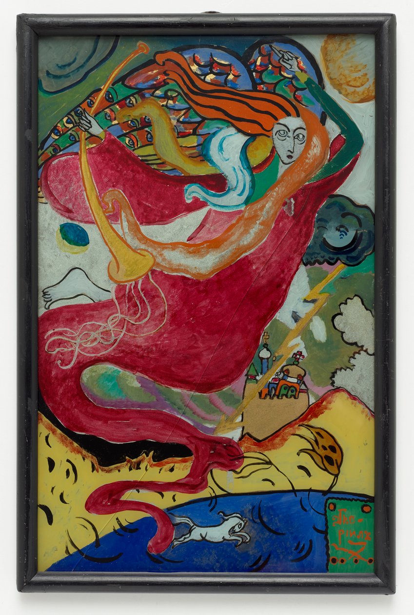 Pyhä Gabriel tekijältä Wassily Kandinsky