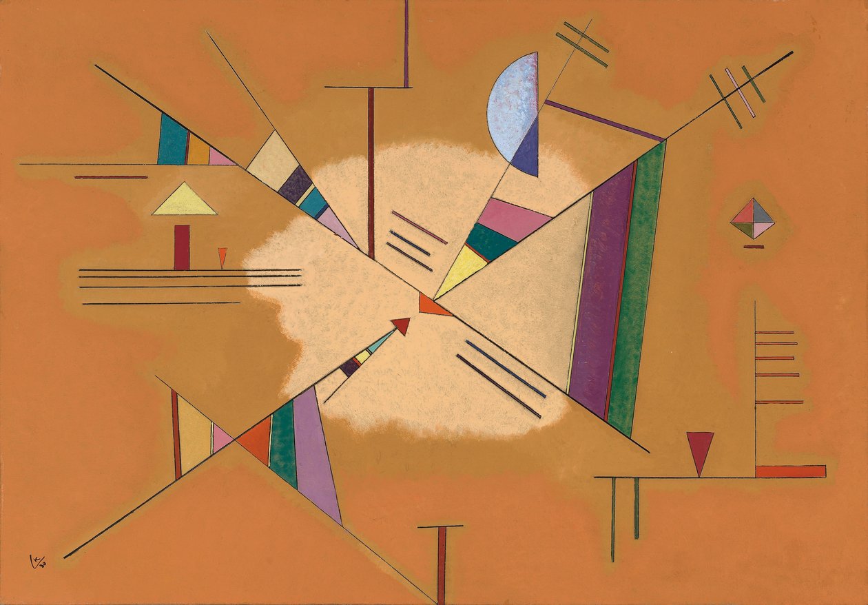 Diagonaalinen tekijältä Wassily Kandinsky