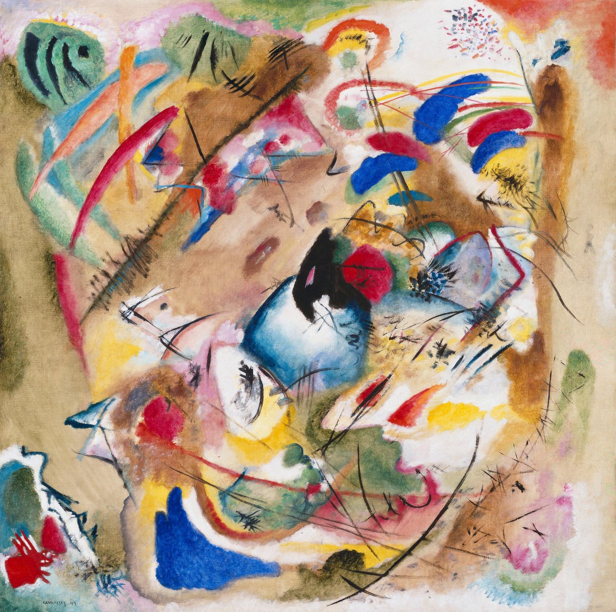 Unenomainen improvisaatio tekijältä Wassily Kandinsky