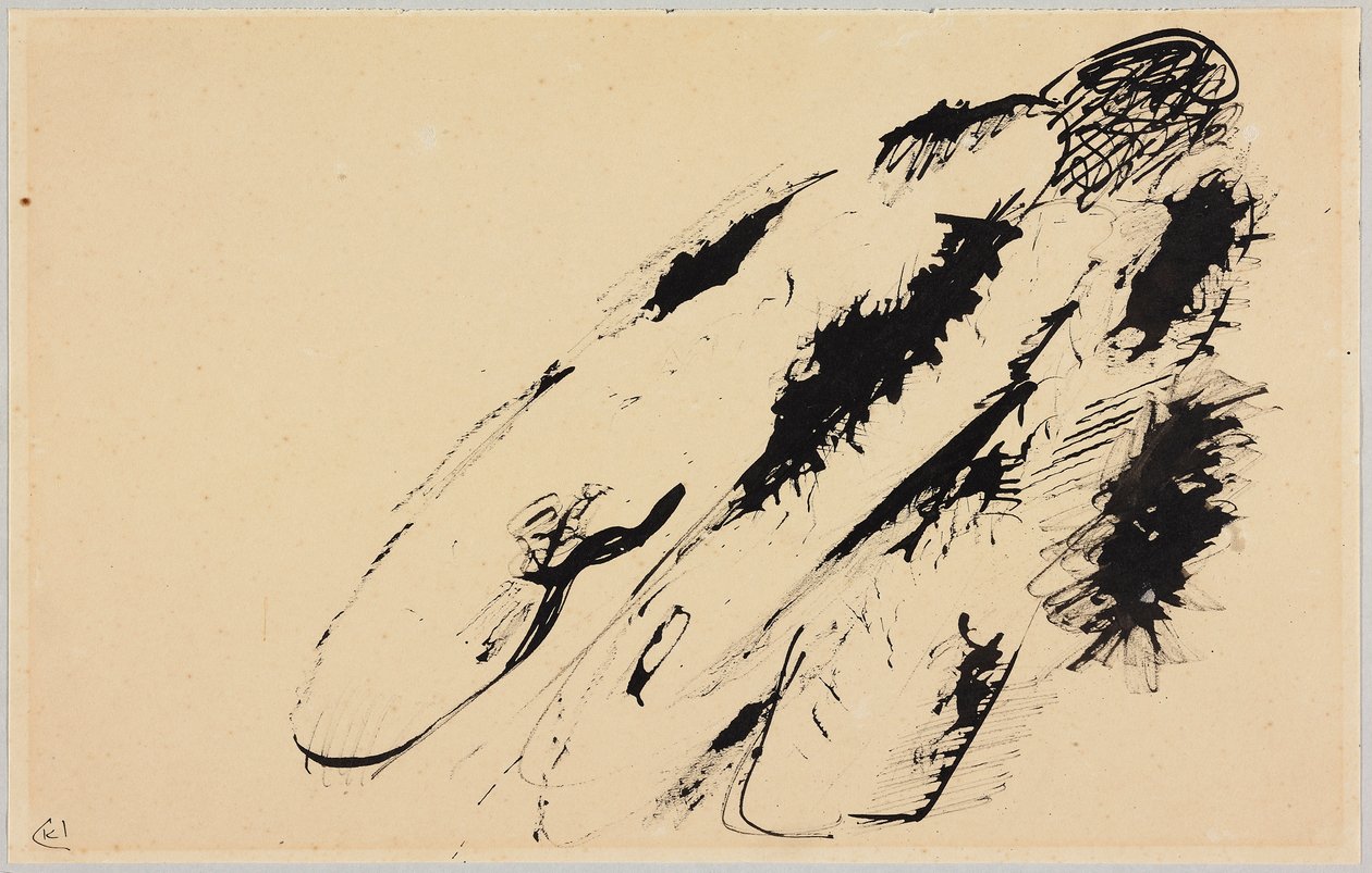 Luonnos kokoonpanolle VII tekijältä Wassily Kandinsky