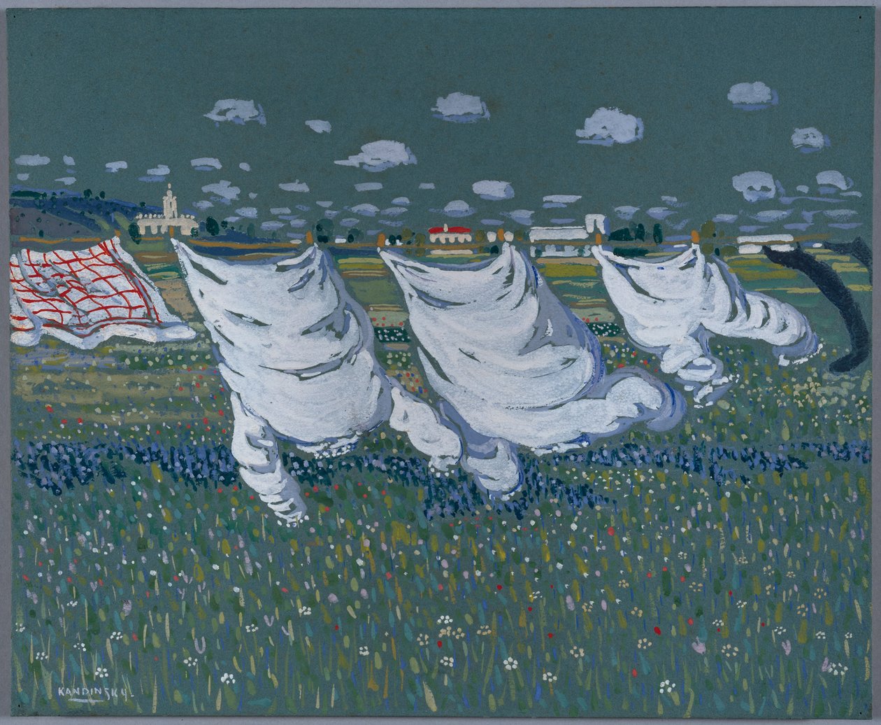 Kevät, noin 1904 tekijältä Wassily Kandinsky