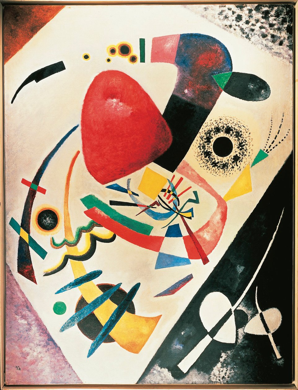 Saksa, München, Red Spot tekijältä Wassily Kandinsky