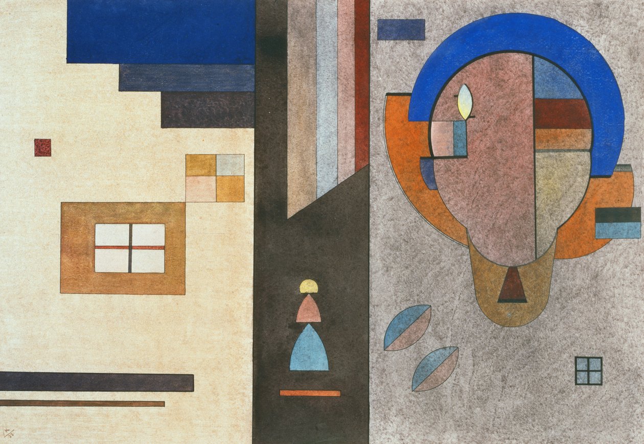 Erotettu-yhdistetty - Divisé-Lié tekijältä Wassily Kandinsky