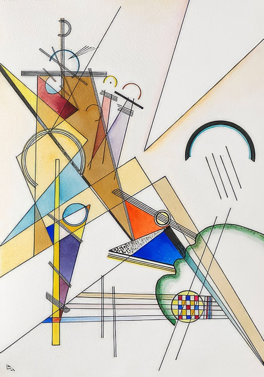 Kudos. 1923 tekijältä Wassily Kandinsky