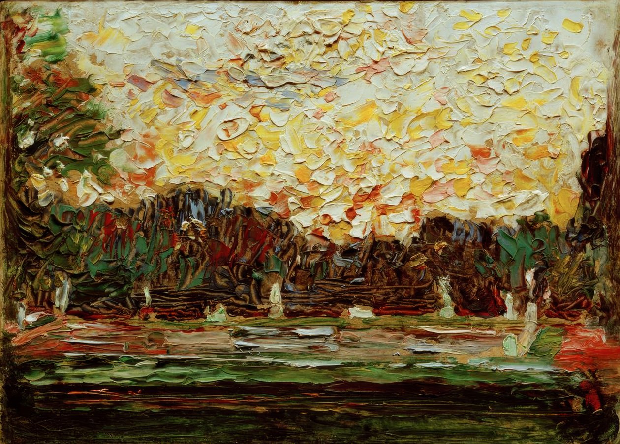 Suuri suihkulähde Nymphenburgin puistossa tekijältä Wassily Kandinsky