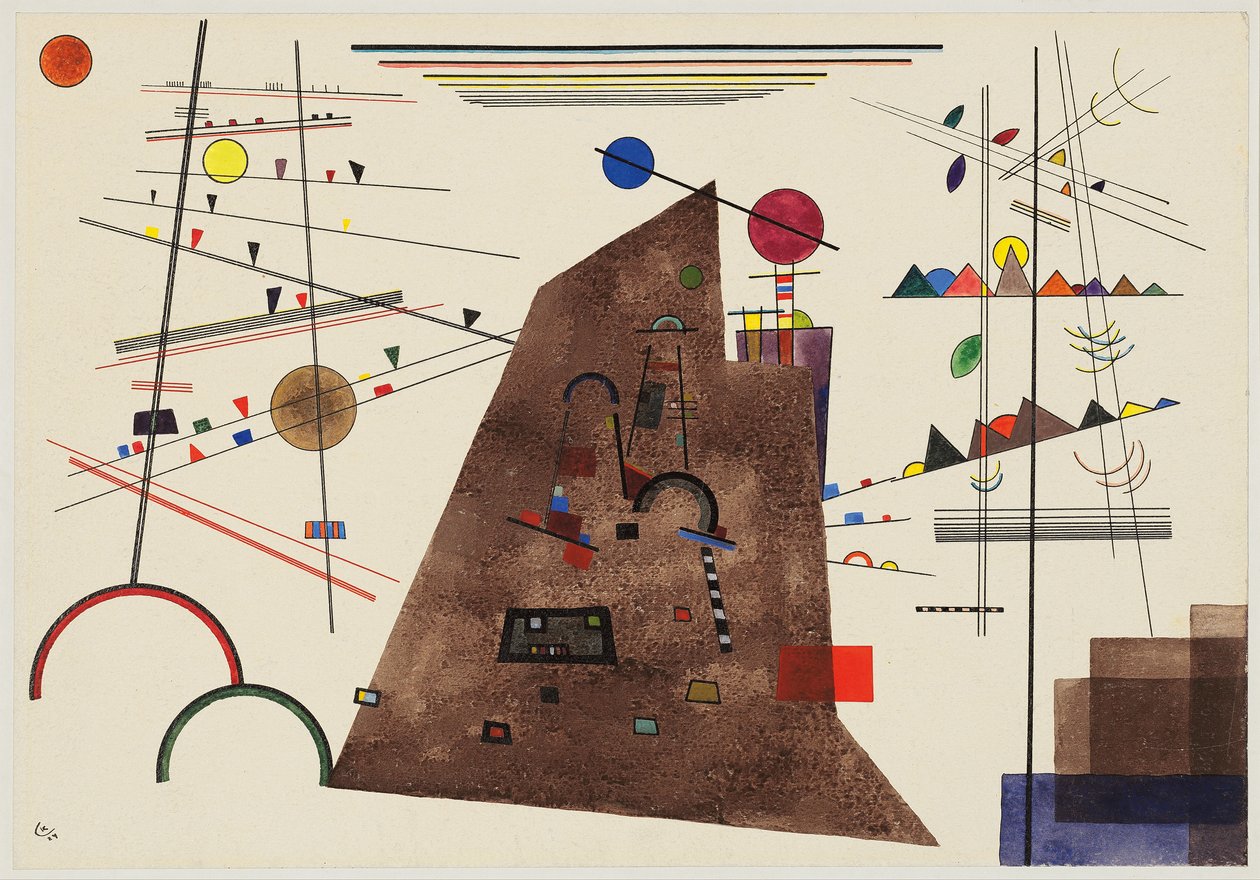 Heavy Between Light; Raskas valon välissä tekijältä Wassily Kandinsky