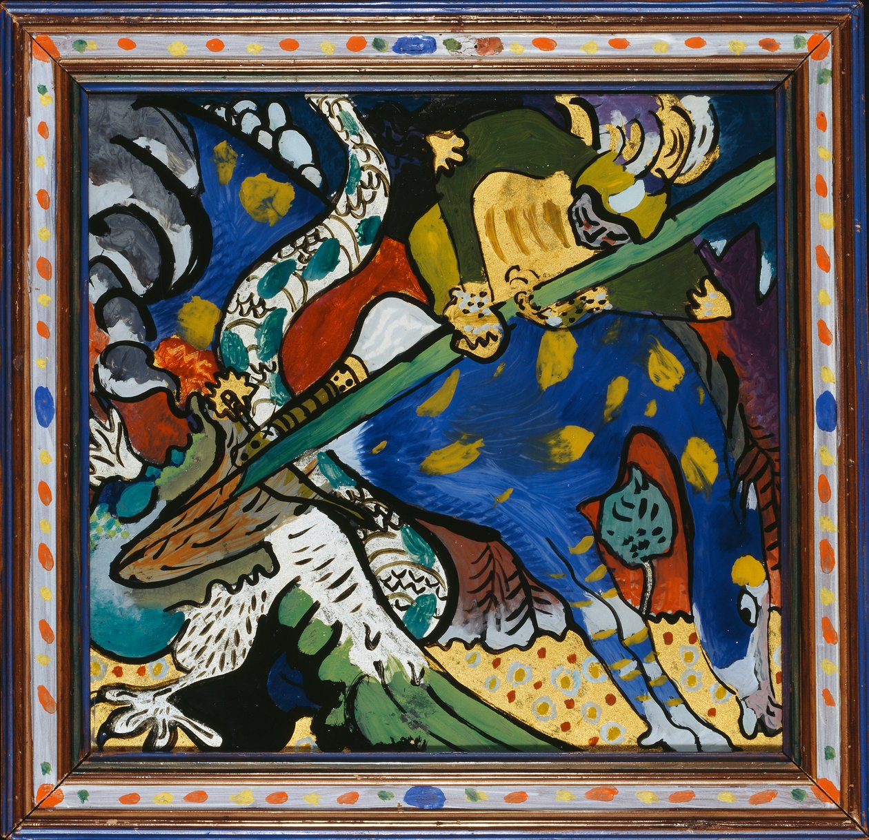Pyhä Georg I tekijältä Wassily Kandinsky