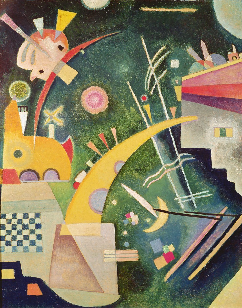 Hornform, 1924 tekijältä Wassily Kandinsky